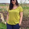 "Summer Blues" eine Bluse mit raffinierter Raffung, 32-46 thumbnail number 9