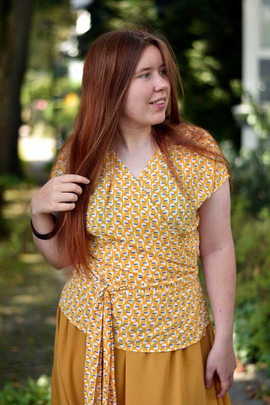 Wickelbluse OLIVIA (34-56) Schnittmuster image number 9