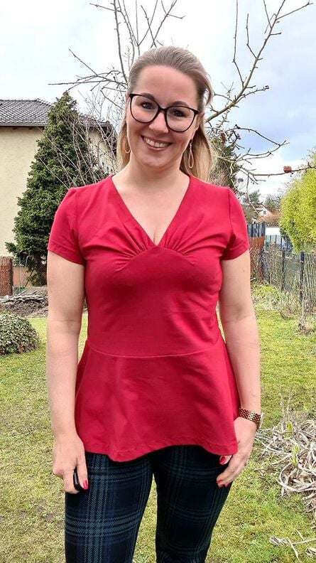 Shirt oder Kleid YELDA Gr. 34-54 PDF-A4, A0+BEAMER image number 4