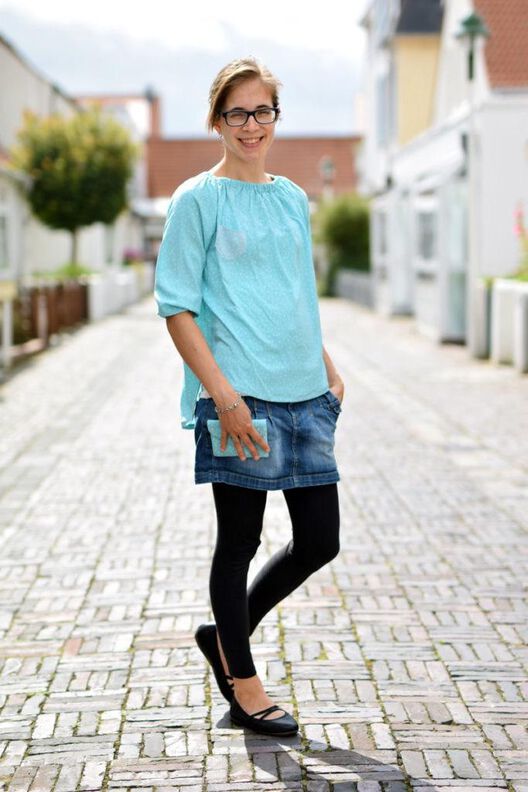 Bluse, Carmenbluse "Gesine", Schnittmuster Gr. 158-46 image number 6