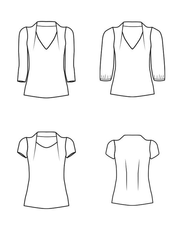 PETITE COREY- Shirt PDF-A4, A0 und BEAMER image number 4
