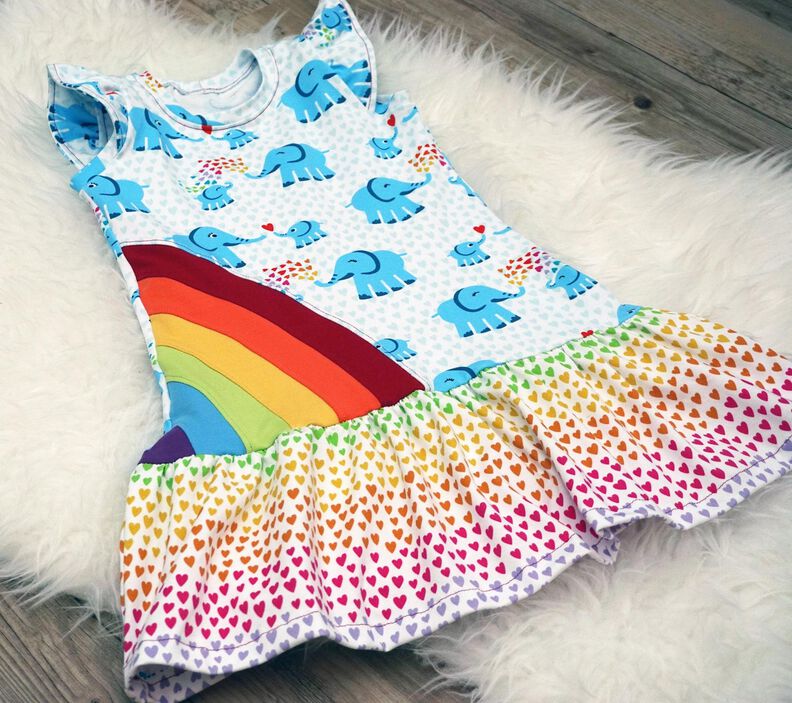 Sommerkleid RAINBOW DRESS Gr. 86-140 image number 9