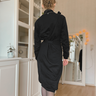 Midi Sweatshirtkleid  | Kleid mit Bindedetails | Linnea thumbnail number 8