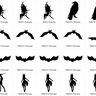Stickdatei - Dämonen Fledermaus Silhouette 2 thumbnail number 4