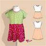 Sommerkleid und Shirt „Evina“ für Kinder Gr. 92-164, A4+A0 thumbnail number 1