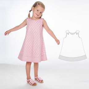 Schnittmutser M&auml;dchenkleid PDF Ebook, 3 Varianten-Gr. 74-152