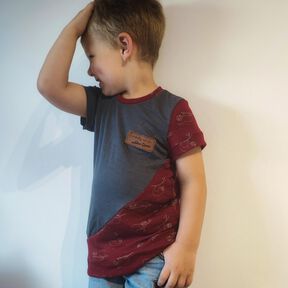 Tshirt "Summer-Sheep" für Wolle-Seide und ähnliches 80 - 152