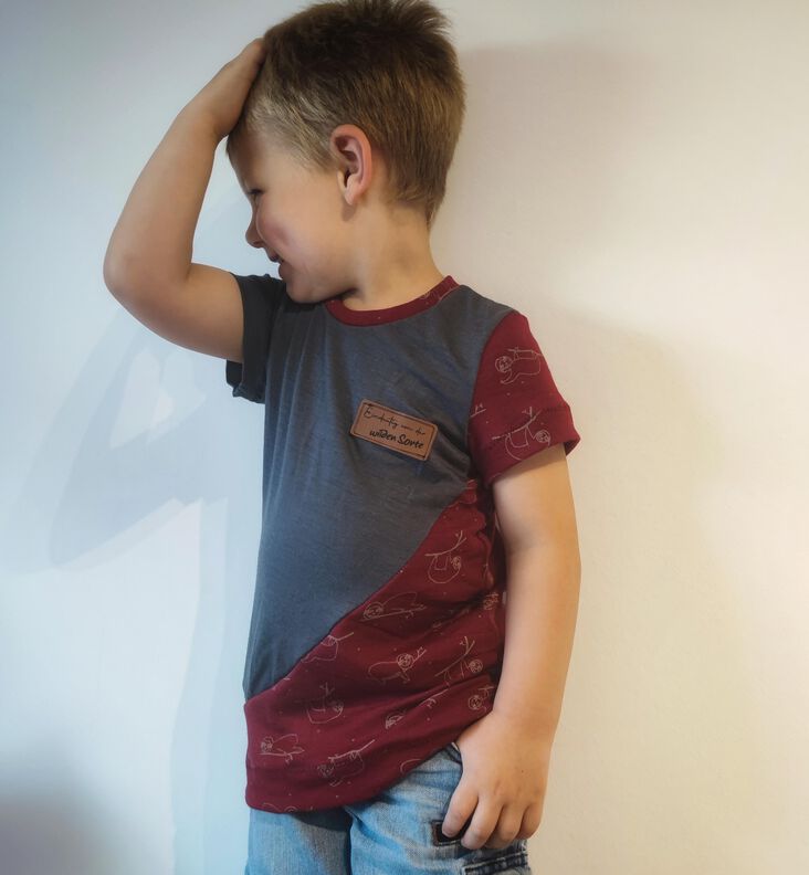 Tshirt "Summer-Sheep" für Wolle-Seide und ähnliches 80 - 152 image number 2