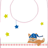 Stickdatei - Fuchs auf dem Mond Kissen und Lätzchen SET ITH thumbnail number 10