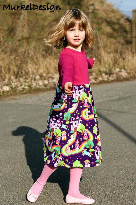 eBook Aurinko - Raglankleid mit Tasche Größe 98 - 164 image number 7