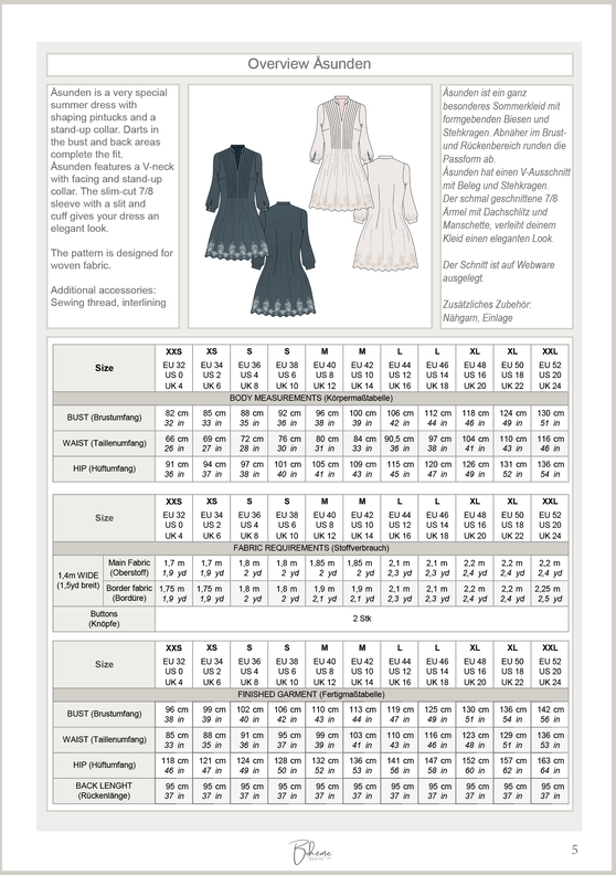 ÅSUNDEN.biesenkleid | Damen | 32-52 image number 3