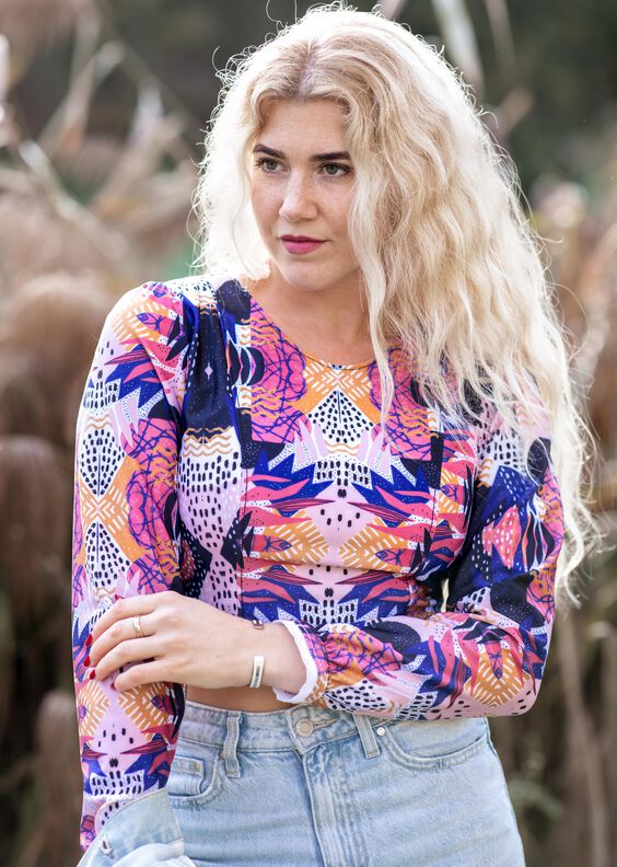 Bluse #Felina Nähanleitung und Schnittmuster (XS-XL) image number 5