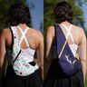 Crossbag in 4 Gr. asymmetrischer Rucksack Tasche Softshell thumbnail number 1