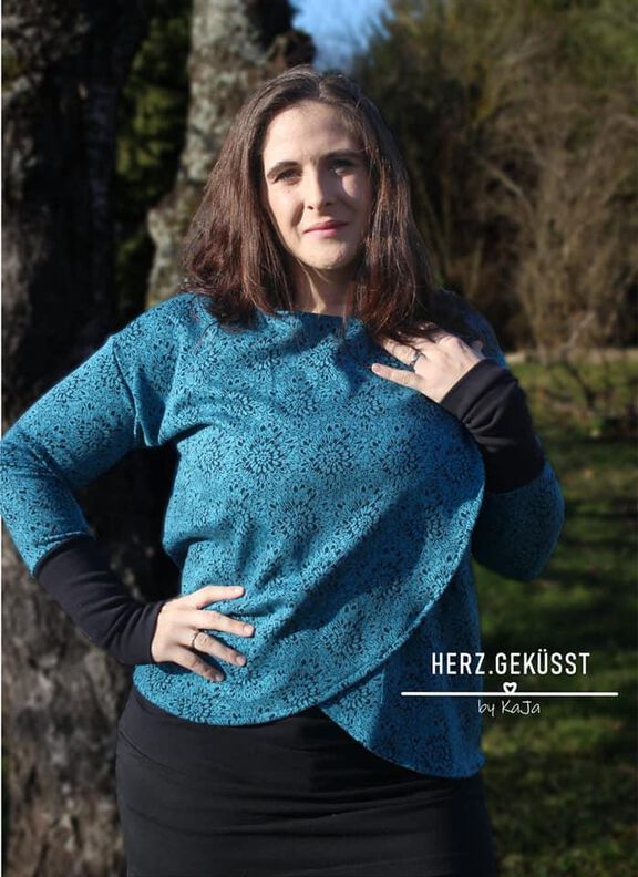 *Lady Crossbutton* Cardigan Jacke N&auml;hanleitung 32 - 54 image number 2