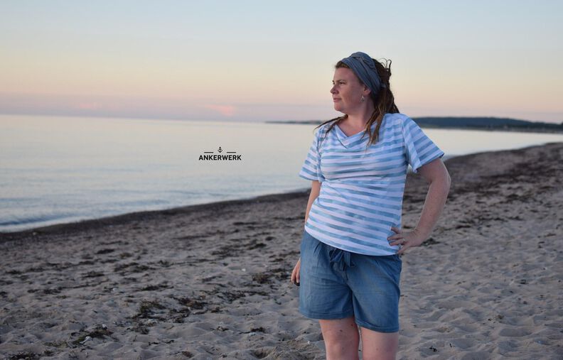 "Adelheid" Gr. 34 - 50 Wasserfallshirt image number 7