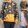 Kinderhoodie Kim – Kapuze oder Kragen, Gr. 86-158, A4+A0 thumbnail number 1
