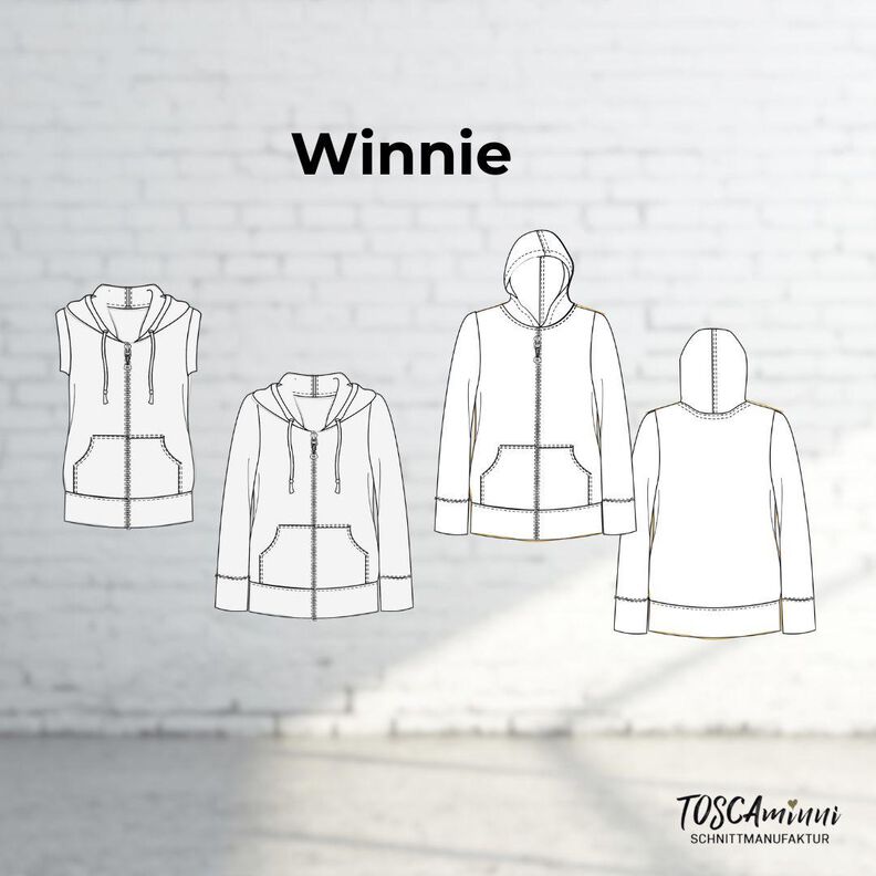Jacke Winnie Gr. 34-54 Schnittmuster image number 10