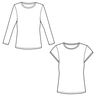 Shirt Schmal Kurz- & Langarm Damen LALU ♥ Gr. 34-56 thumbnail number 10