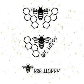 Biene bee happy Plotterdatei | DIY Hunger