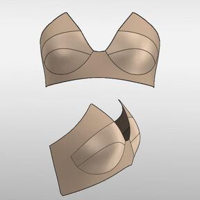 Rosaly  Badeschalen für Oberteil 1 Gr. 32 - 52