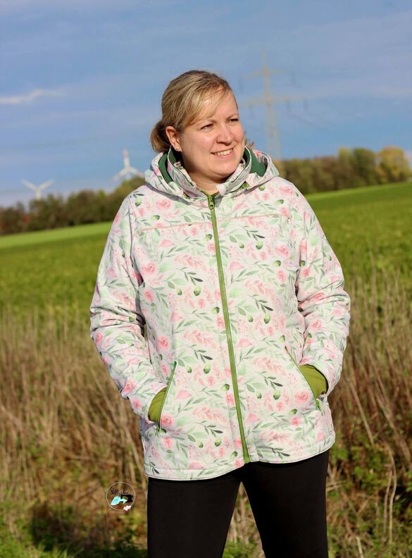 Softshelljacke Damen Schnittmuster Gr. 32-58 -mein PABLO #78 image number 8