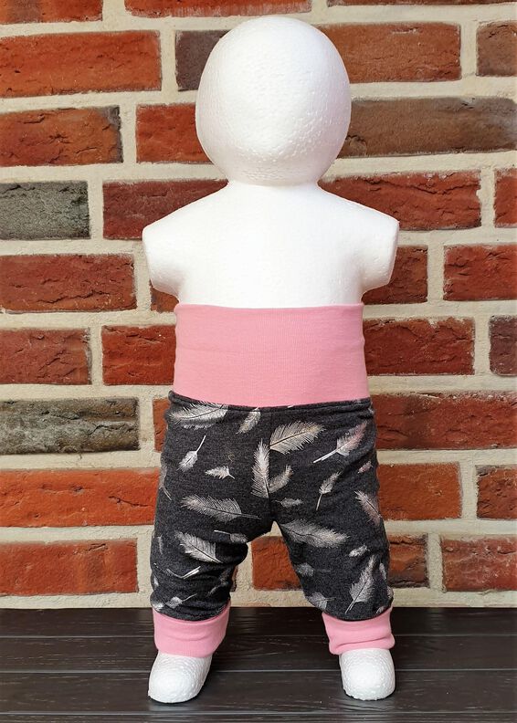 Lena – Lange Babyhose mit Bündchen Gr. 44-98, A4+A0 image number 6