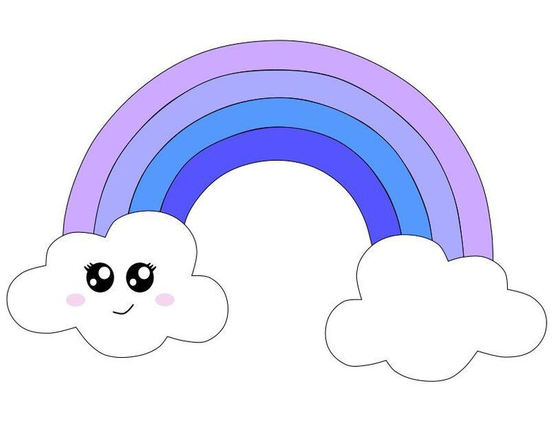 Plotterdatei  Rosi Regenbogen image number 3