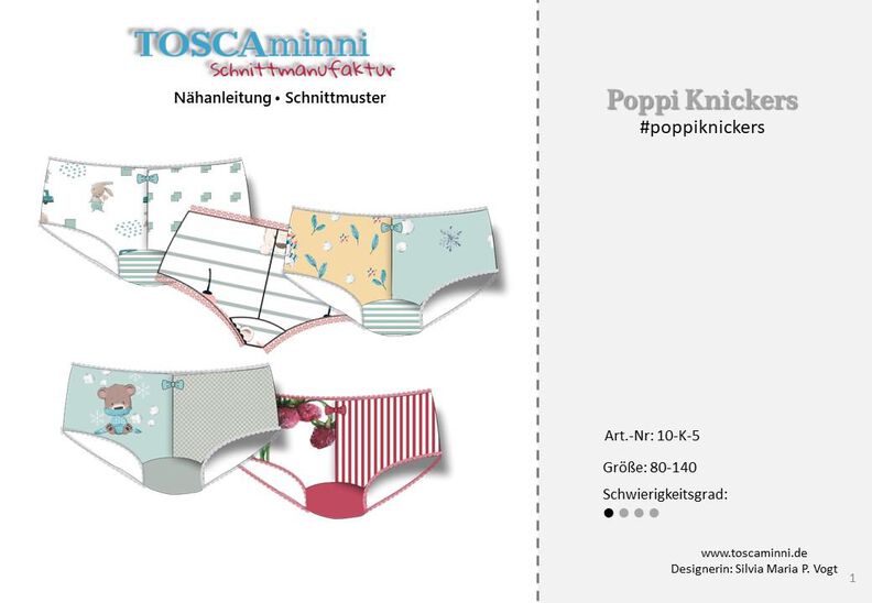 Kinderunterhose Poppi Knickers Gr.  80-140 image number 2