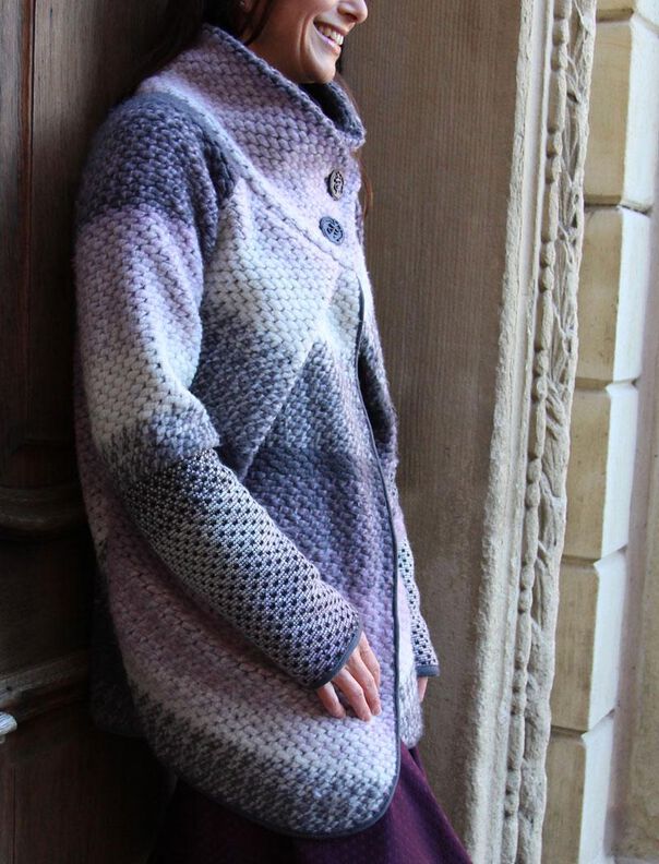 Jacke im O-Shape Look "Sylvie", Schnittmuster Gr. 158-46 image number 5