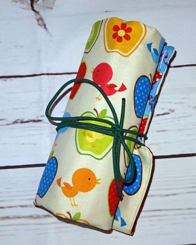 Rollmäppchen Stiftetasche Häkelnadel Utensilo nähen  image number 5
