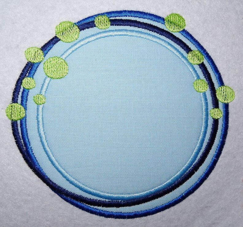 Stickdatei Kreis Button Rahmen 16 Gr. image number 2