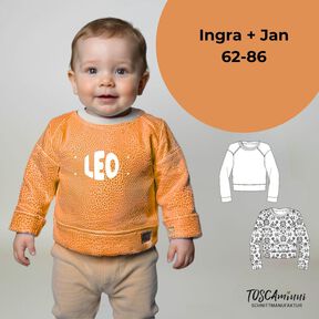 Schnittmuster Babyshirt Ingra-Jan Gr. 62-86 Beamer-Datei