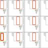 Rechteck Rahmen mit doppeltem Rand Stickdatei  thumbnail number 4