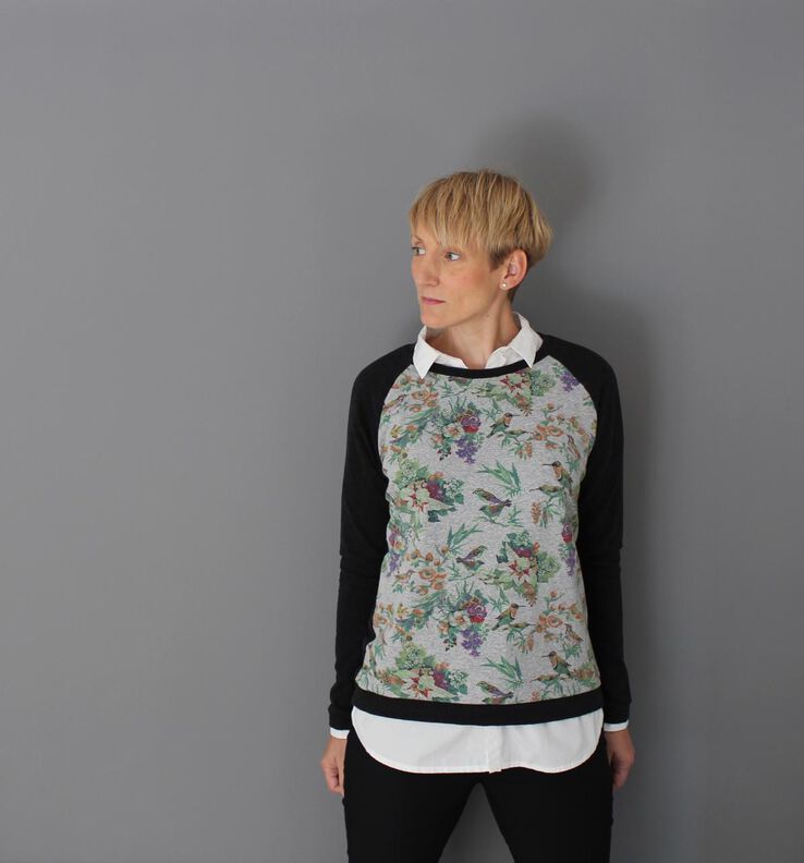 Sweatshirt Loni | Raglan Pullover | XS – XL | A4, A0, Beamer image number 6