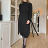 Midi Sweatshirtkleid  | Kleid mit Bindedetails | Linnea thumbnail number 5