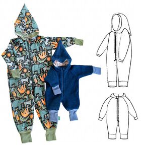 E-Book Walkanzug „Aarhus" Gr. 86-164 *A4 und A0 Datei*