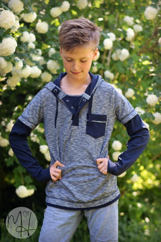 Shirt Teens - Schnittmuster Gr. 134-176 - dein THEO #47 image number 7