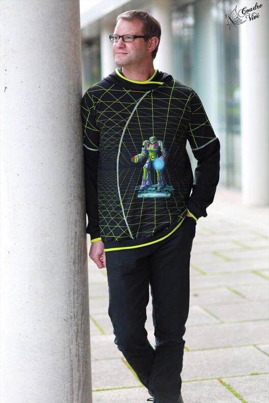 Hoodie Mister Moon Gr. XS - XXXL inkl. A0 image number 2