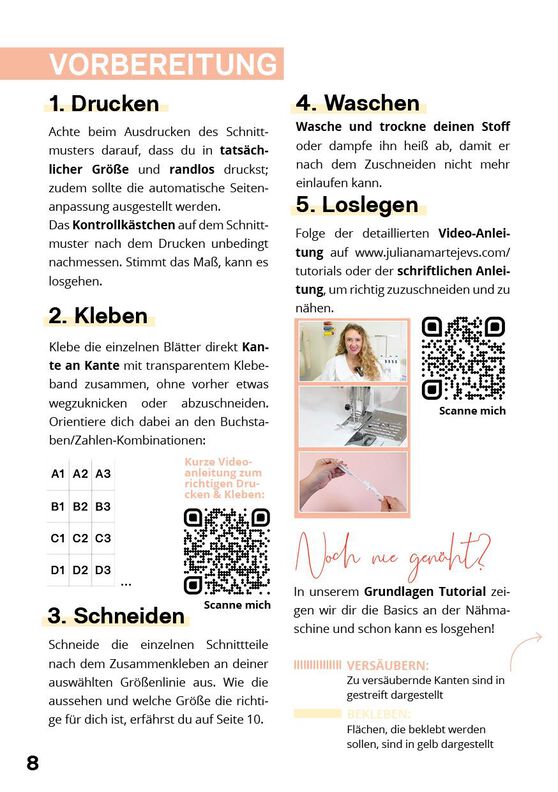 Wickelbluse Schnittmuster Damen Bubikragen Puffärmel image number 8