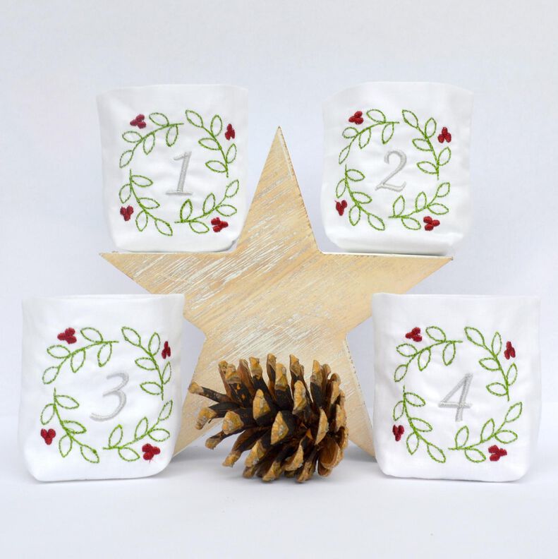 ITH Lichterbeutel Advent  10x10cm image number 2