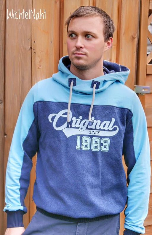 Hoodie Pullover Herren Schnittmuster Gr. XS-4XL - Paco #128 image number 8