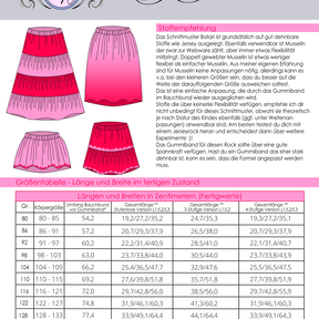 Batari 3 Rockvarianten Gr. 80 bis 152