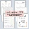Jahresplaner 2025 als PDF zum Selberdrucken thumbnail number 2