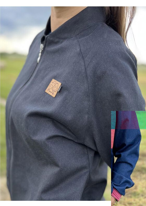 Collegejacke Helt mig, Gr. 32-50, inkl. A0, Leinen image number 7
