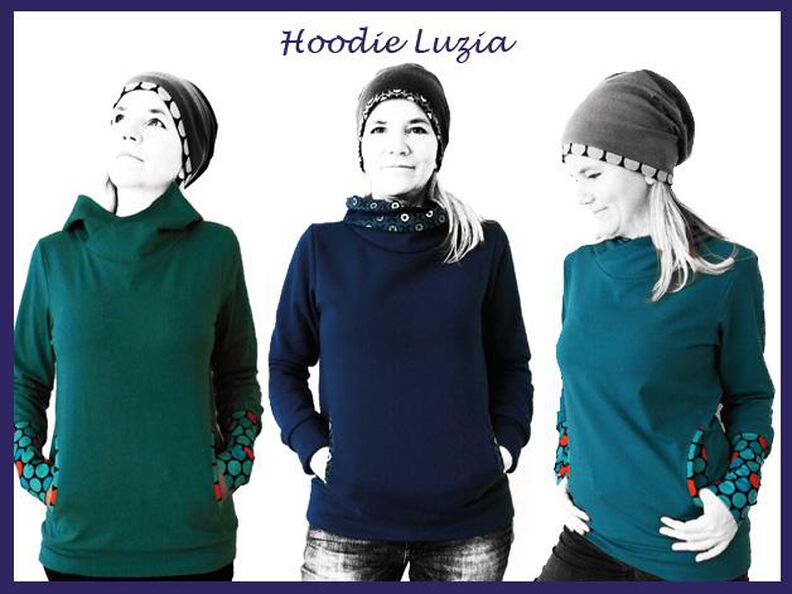 Hoodie Luzia Schnittmuster Damen 36-48 image number 3