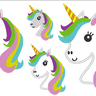 Einhorn Kopf Stickdatei thumbnail number 1