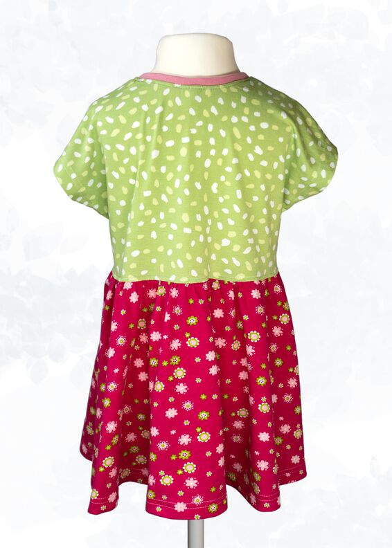Sommerkleid und Shirt „Evina“ für Kinder Gr. 92-164, A4+A0 image number 7