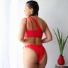 Xalli | Asymmetrischer Bikini, Top und Rock mit Ring thumbnail number 7