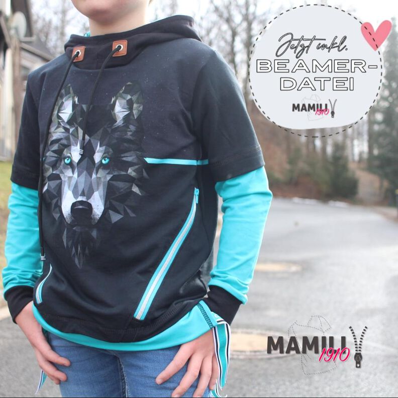Hoodie junior Mikael Gr. 122-176 inkl. Beamerdatei image number 1