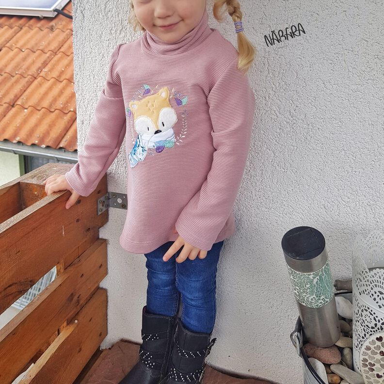 Kinder Shirt Rollkragen Schmal PERAN ♥ Gr. 110-164 image number 8